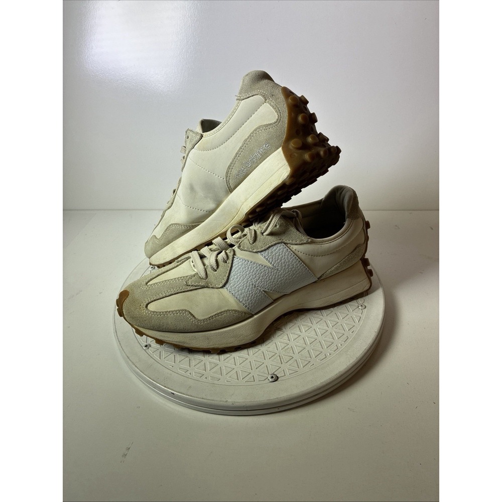 New Balance WS327SO Cream Beige Lifestyle Sneakers Womens Size 8 327 Suede